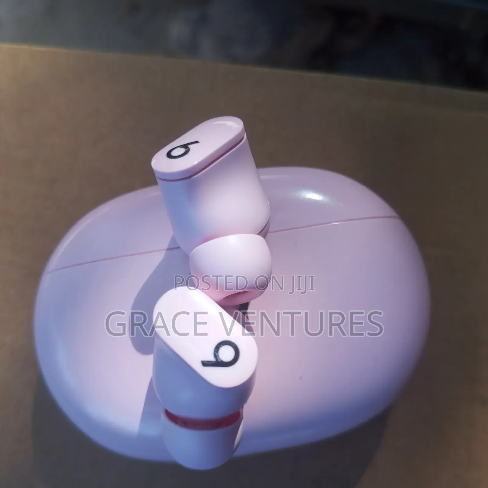 Super Clean Foreign Used Beats Studio Buds – Sunset Pink