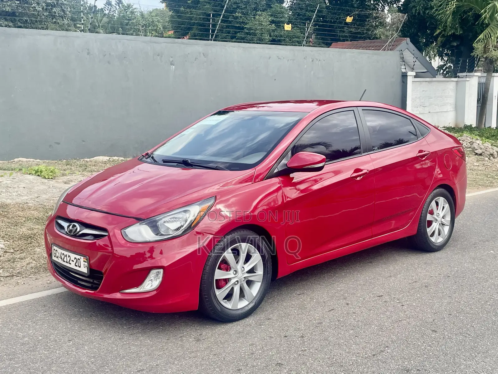 Hyundai Accent 2012 Red