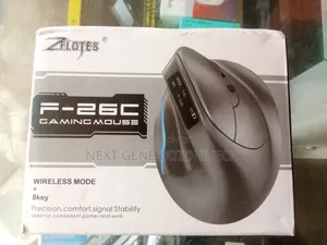 Vertical Gaming Rechargeable Wireless Mouse With OLED Display N RGB
