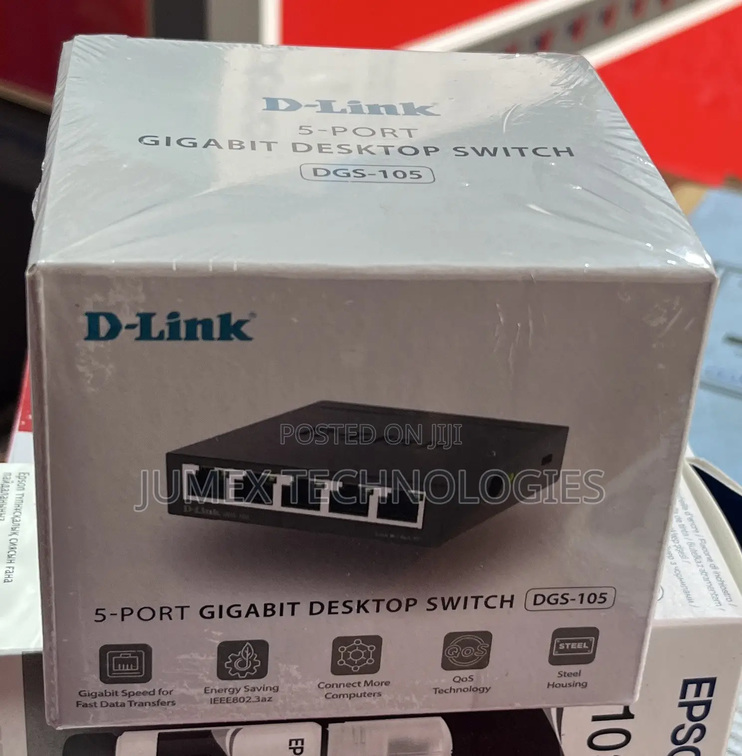 D-Link 5-Port Gigabit Desktop Switch DGS-105