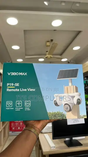 V380 Max P19SE 4G Triple Lens Solar Outdoor Camera