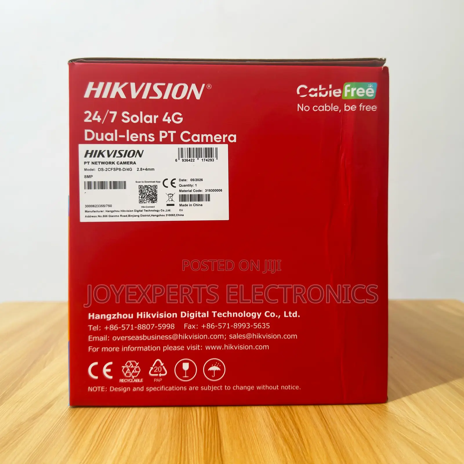 Dual Lens 4G PT Solar Camera DS-2CFSP8-D_4G