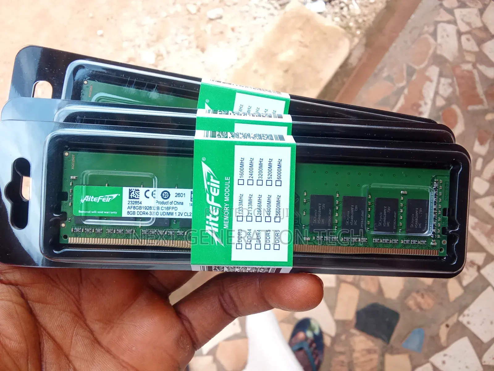 8GB DDR4 Desktop Ram With SK Hynix Chip Set