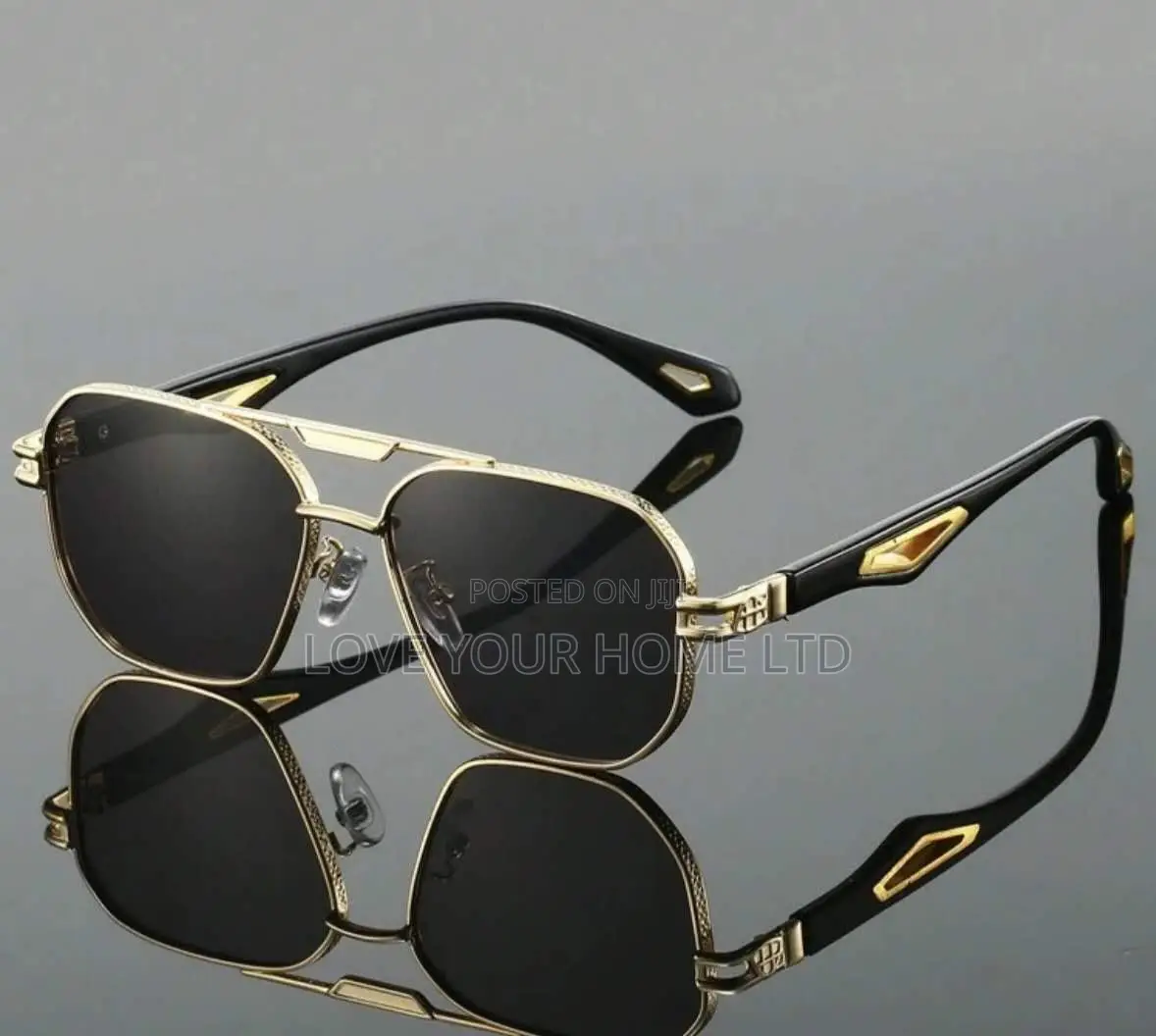 Men's Square Sunglasses – Black Gold Fashion Glasses