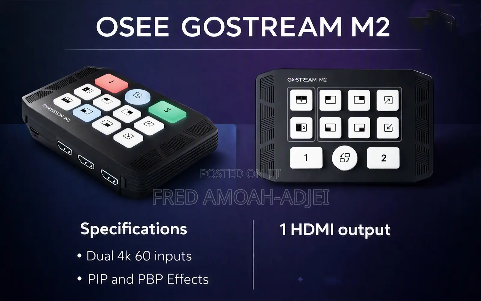 Osee Gostream M2 Swicher / Capture Card