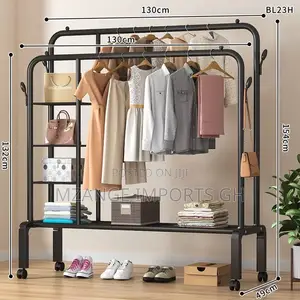 150cm Multipurpose Clothes Rack Organizer