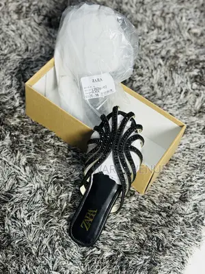 Zara Slippers _ Ladies Black Slippers