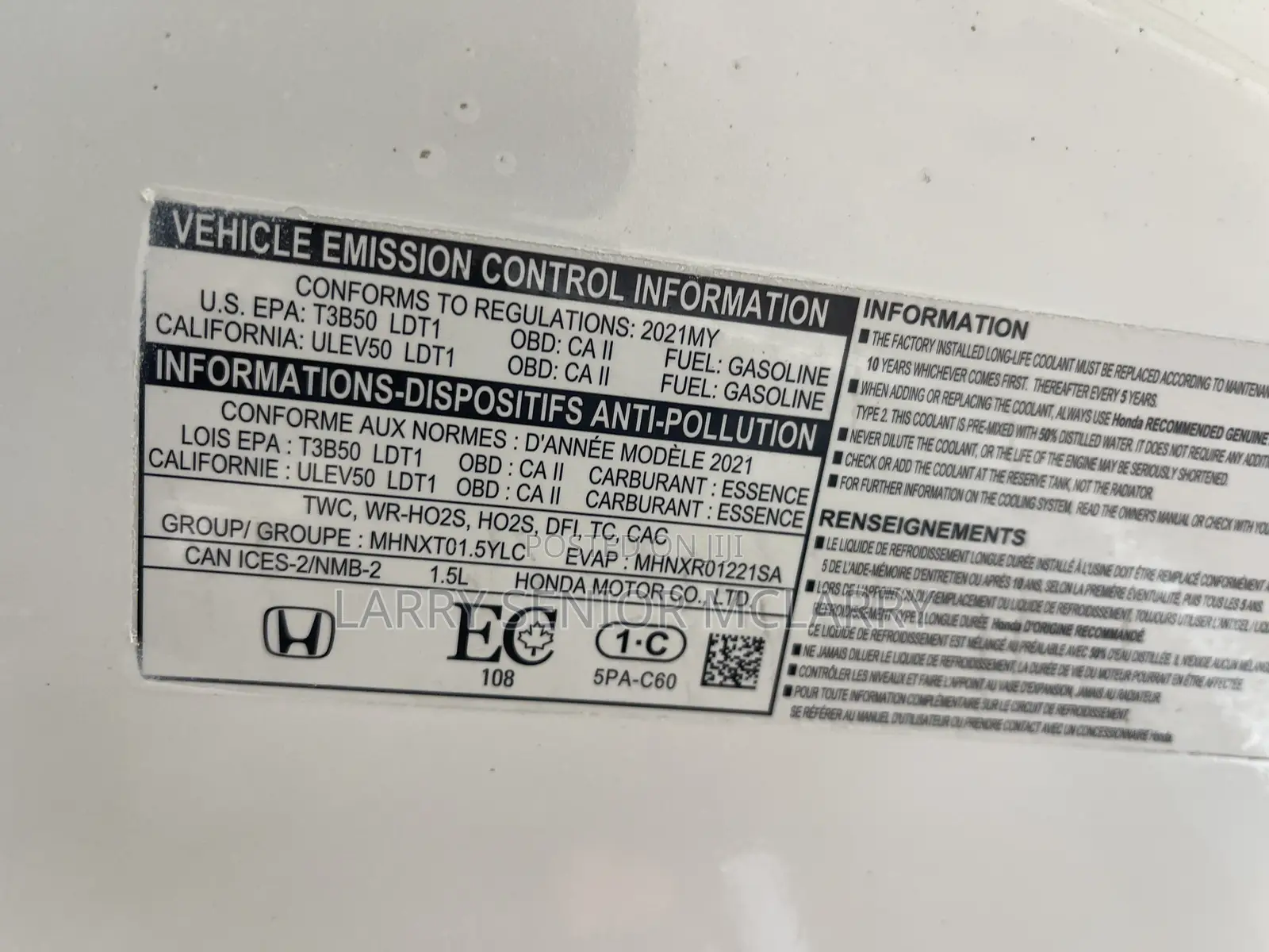 Honda CR-V Special Edition 2021 White