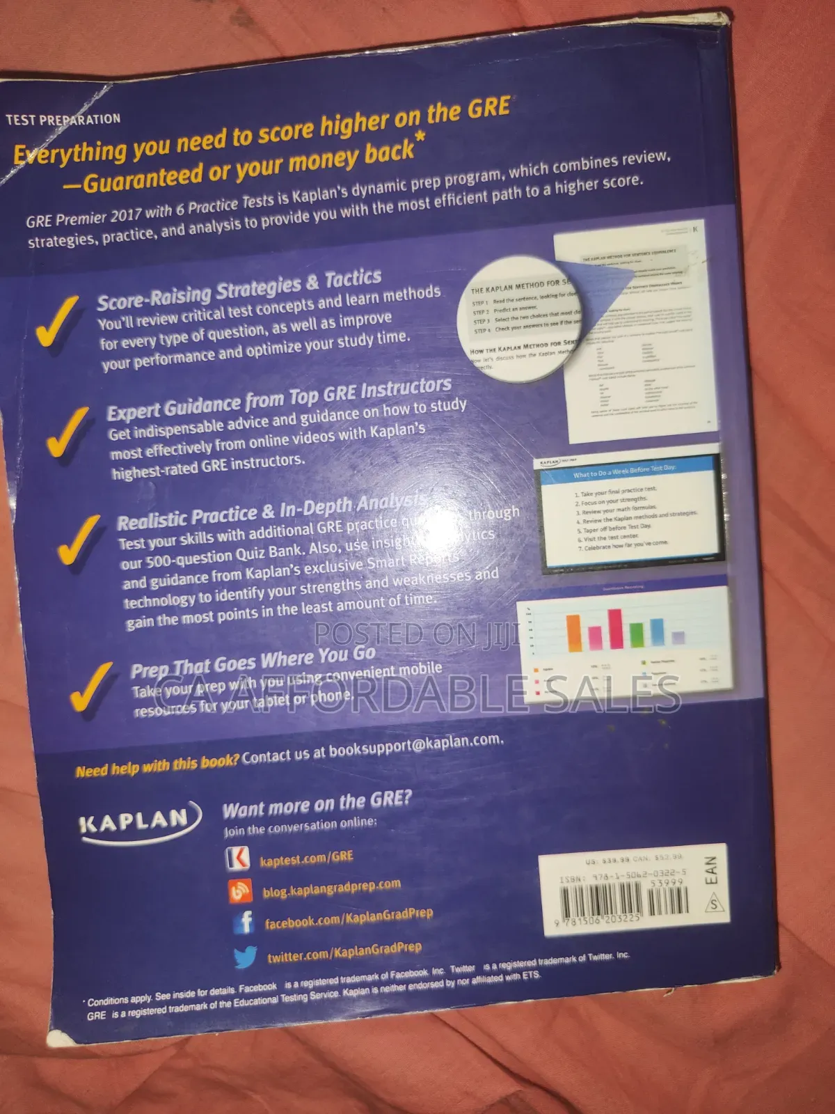 Kaplan GRE Premier 2017 With 6 Practice Tests (Book + Online + Videos)
