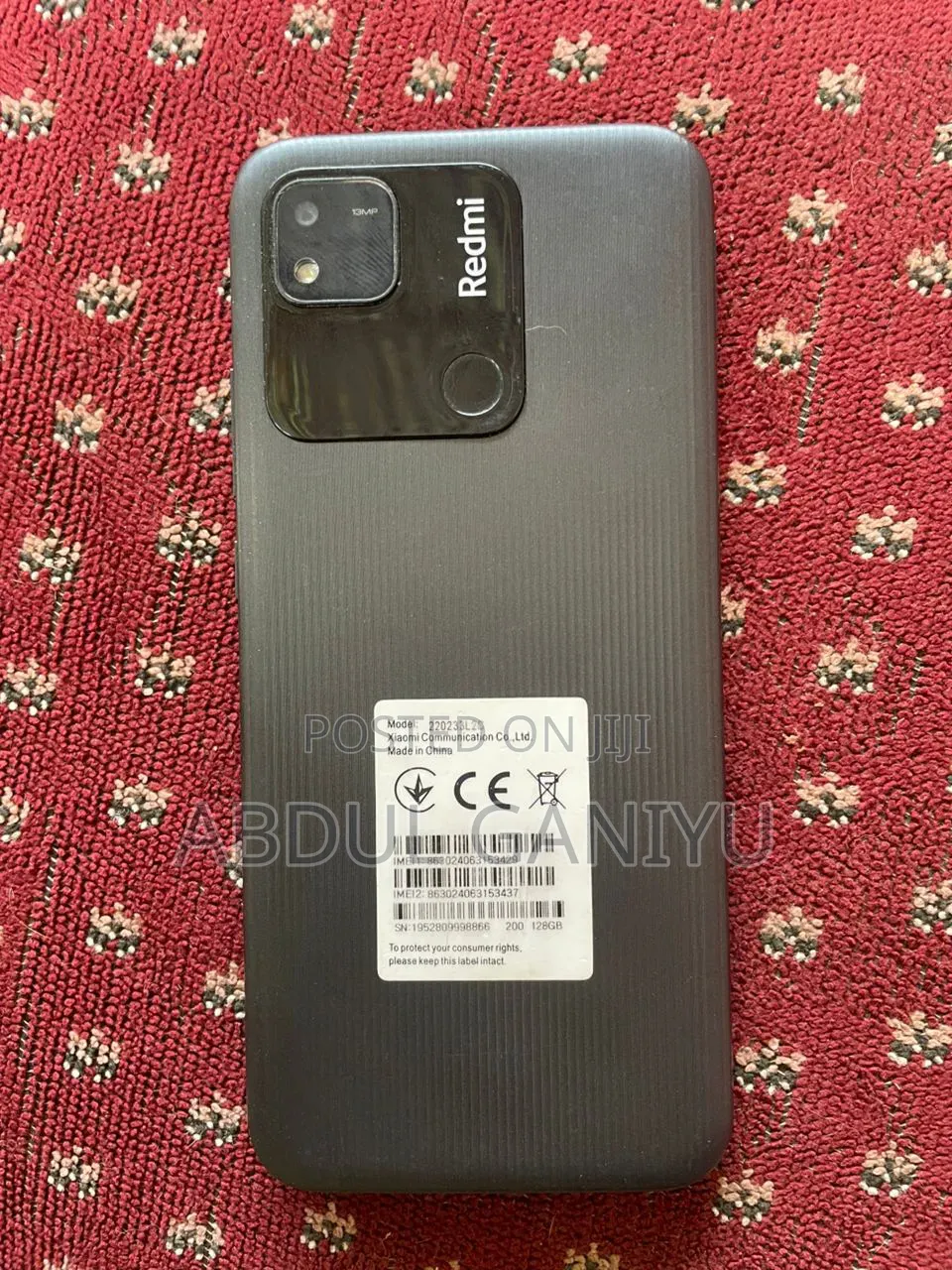 Xiaomi Redmi 10A 128 GB Black