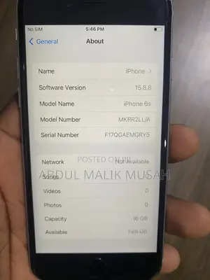 Apple iPhone 6s 16 GB Silver