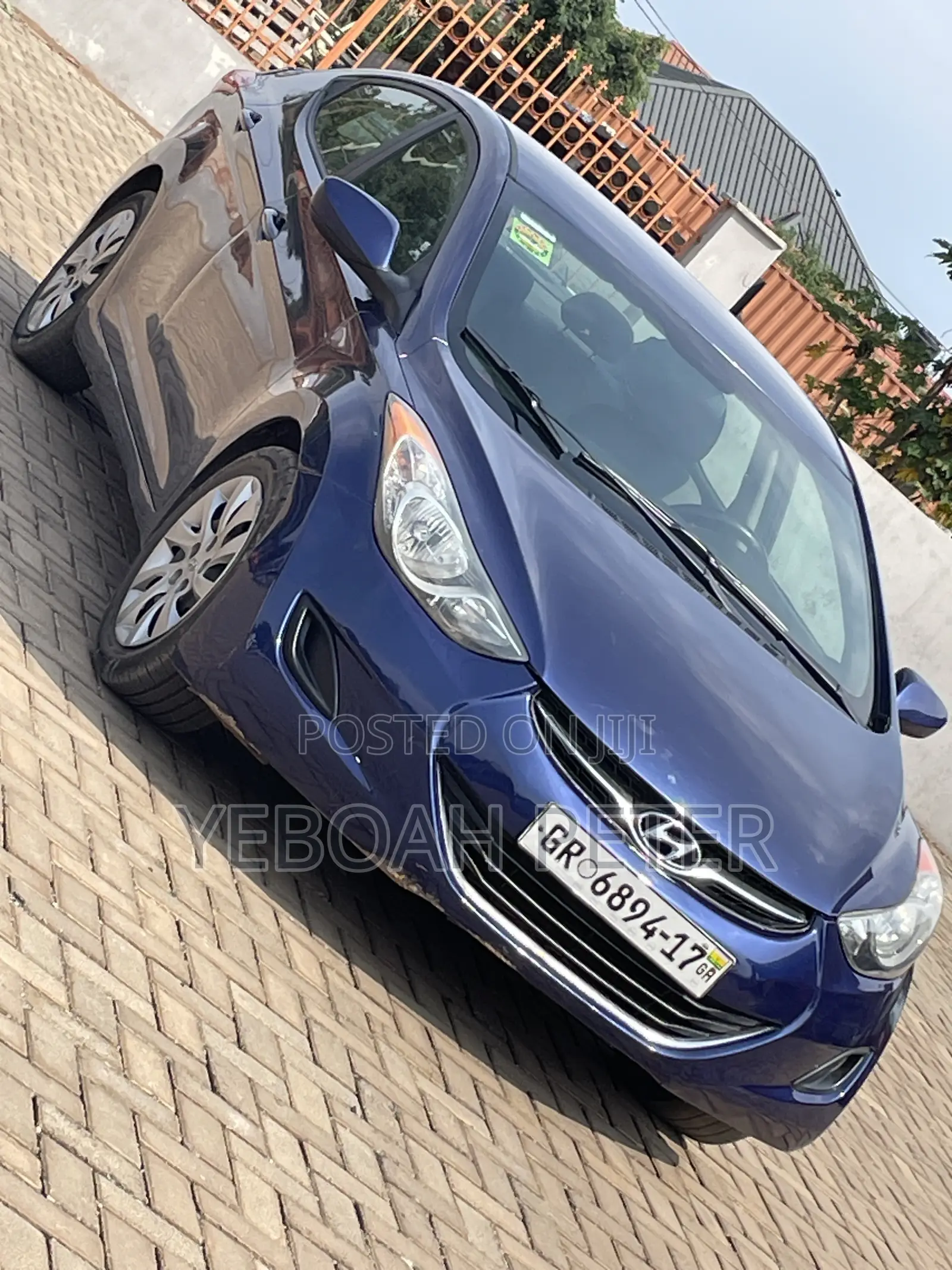 Hyundai Elantra 2013 Blue