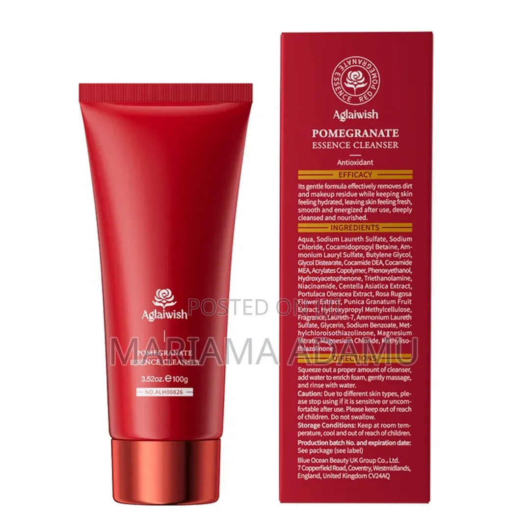 Aglaiwish Foaming Facial Cleanser Formulated With Pomegranate Extract
