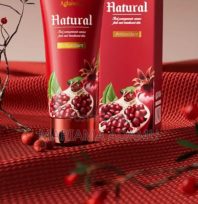 Aglaiwish Foaming Facial Cleanser Formulated With Pomegranate Extract