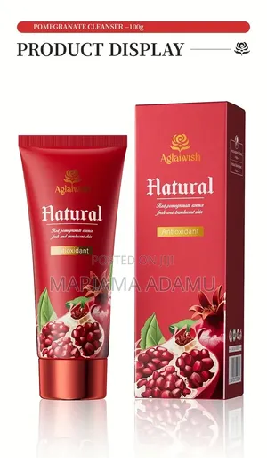 Aglaiwish Foaming Facial Cleanser Formulated With Pomegranate Extract