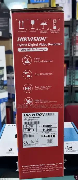 HIKVISION 4CH Hybrid DVR Turbo HD Two-Way Audio 2MP DS-7204HGHI-Mi/T