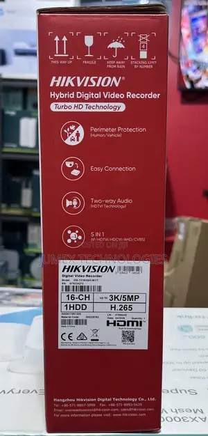 Hikvision 16ch /5mp Hybrid DVR Turbo Hd Ds-7216hqhi-M1/T