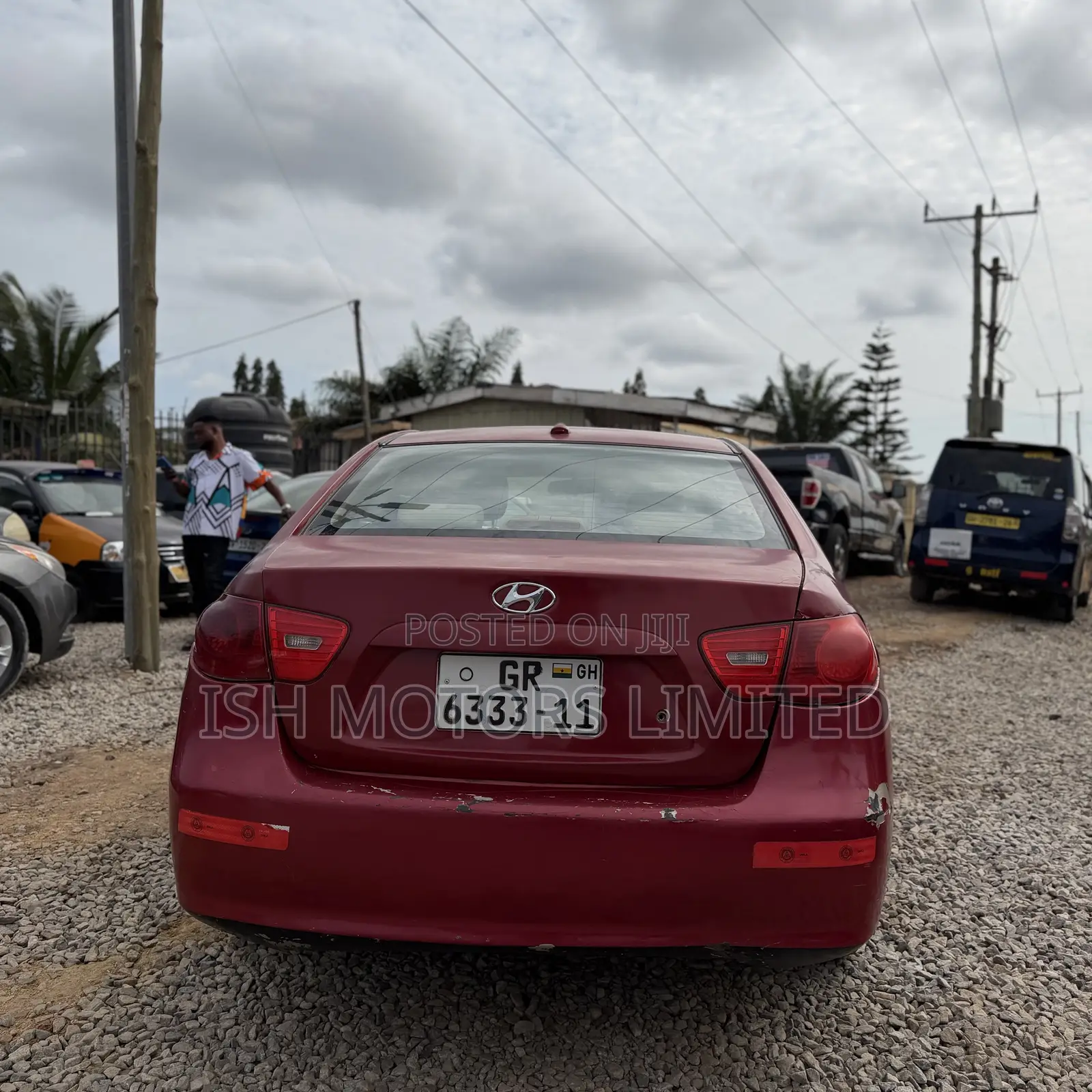 Hyundai Elantra Blue 2010 Red