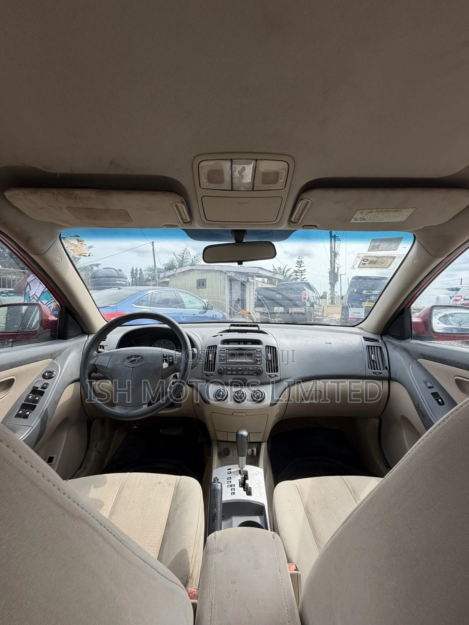 Hyundai Elantra Blue 2010 Red