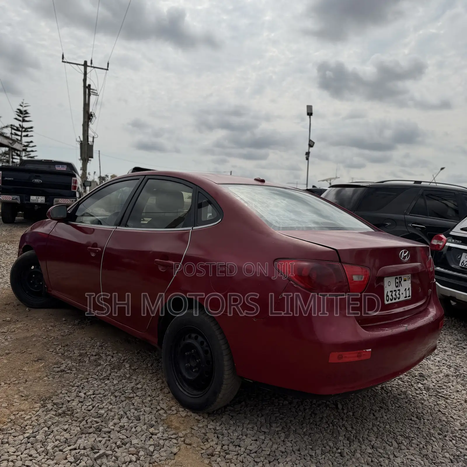 Hyundai Elantra Blue 2010 Red