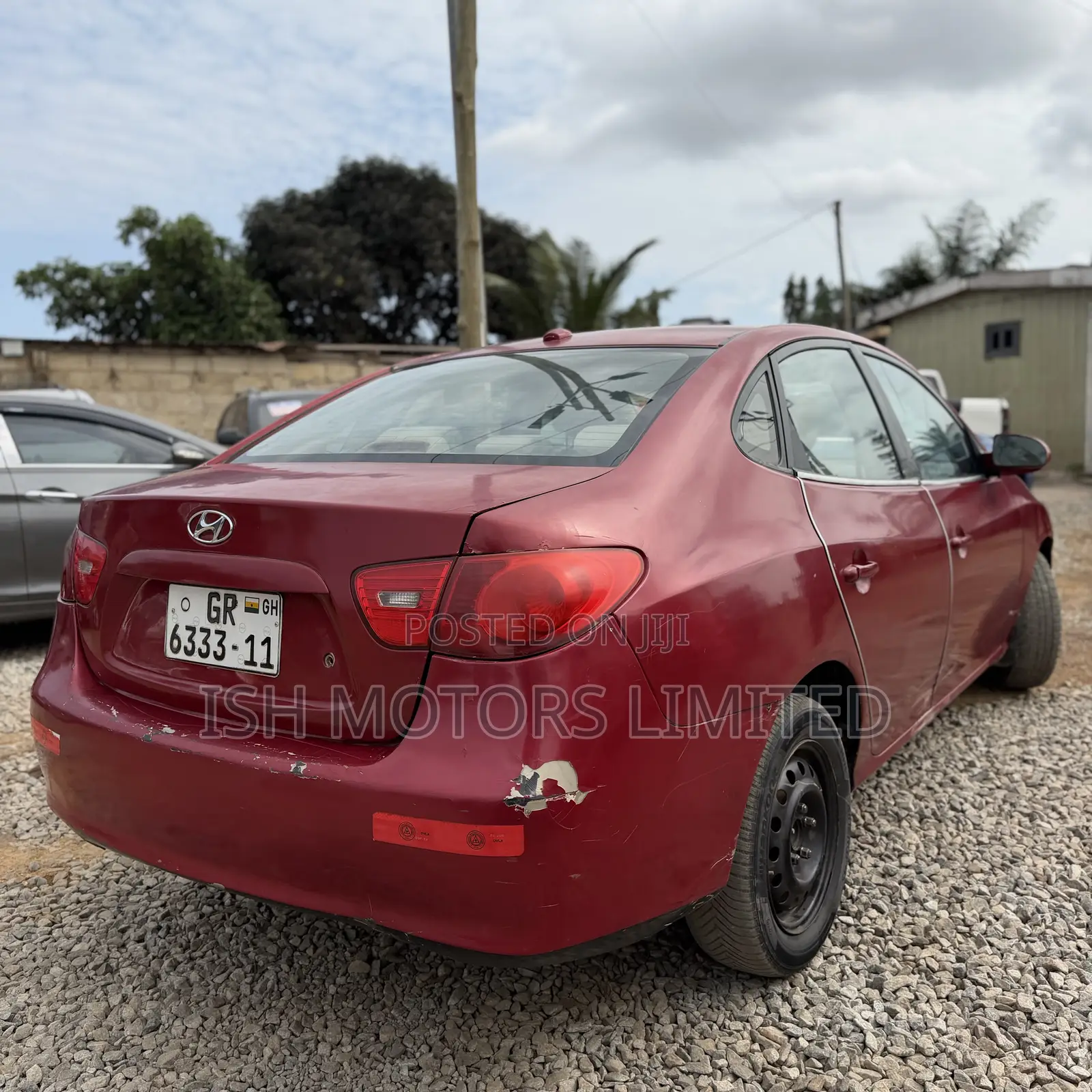 Hyundai Elantra Blue 2010 Red