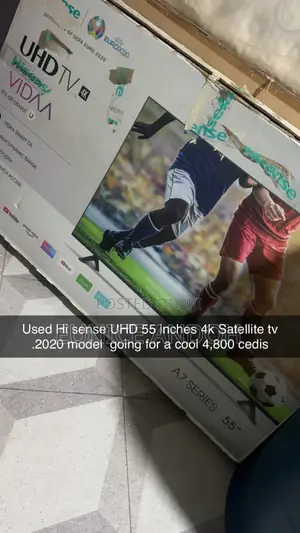 Used Hisense UHD Smart Satellite TV