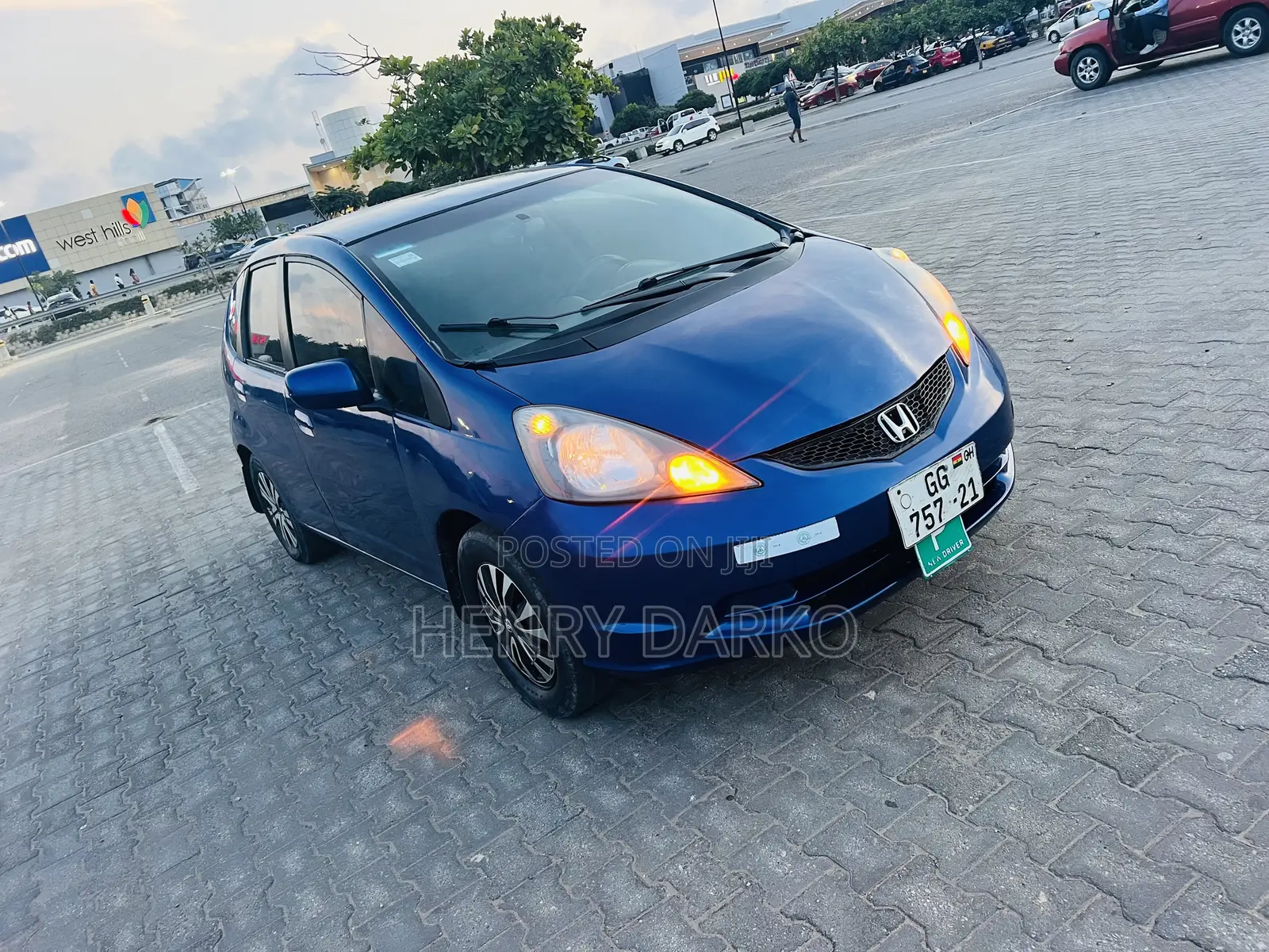 Honda Fit 2012 Blue