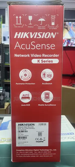 Hikvision 32ch Poe NVR 4 HDD Acusense K-Series Ds-7732-/16p