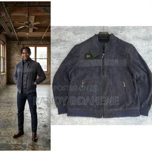 Boulevard Suede Monogram Bomber