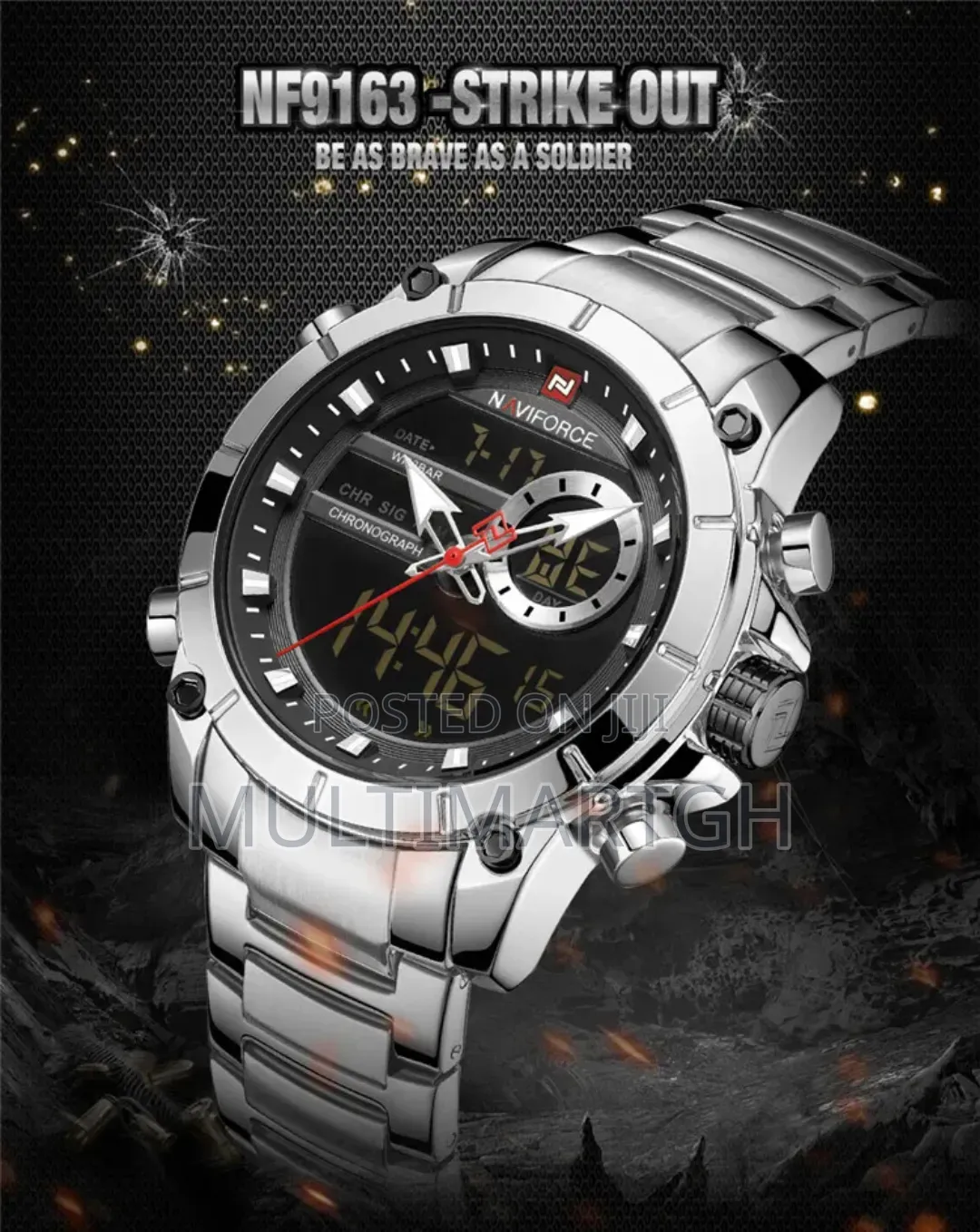 Naviforce Multifunction Watch for Men NF9163 Naviforce 9163 Watch