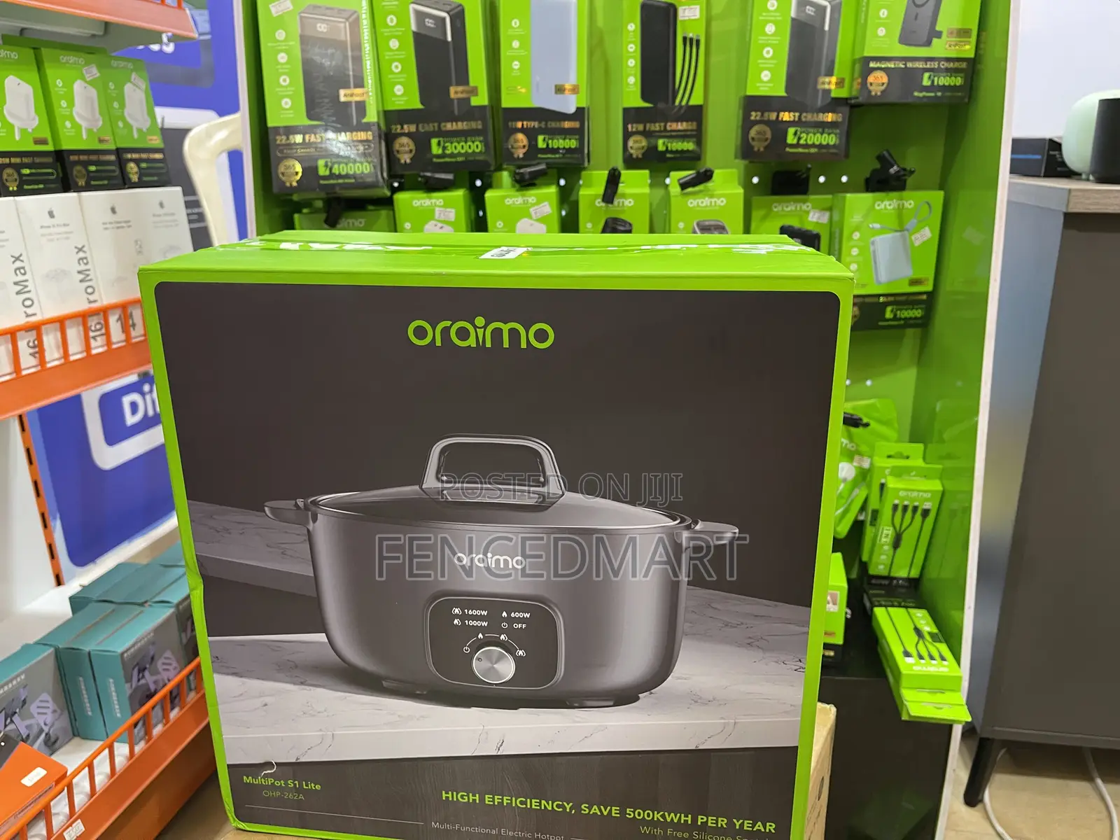 Oraimo MultiPot S1 Lite OHP-262A – 1600W Electric Hotpot