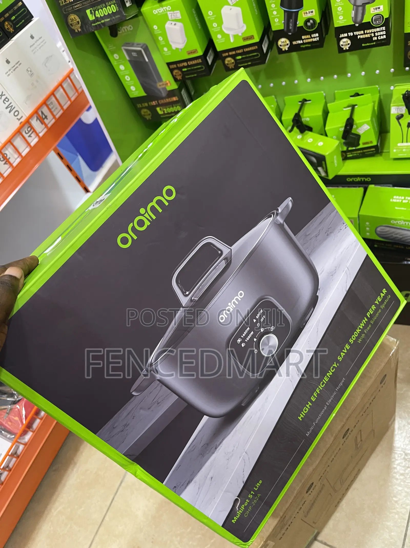 Oraimo MultiPot S1 Lite OHP-262A – 1600W Electric Hotpot
