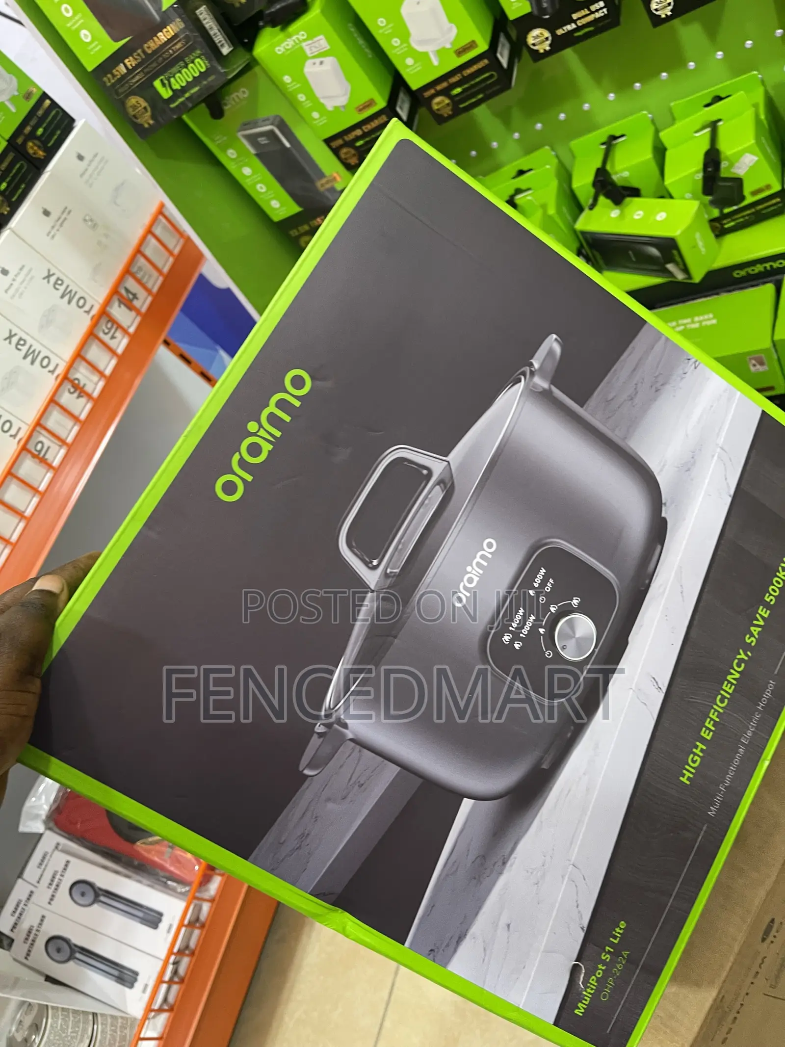 Oraimo MultiPot S1 Lite OHP-262A – 1600W Electric Hotpot