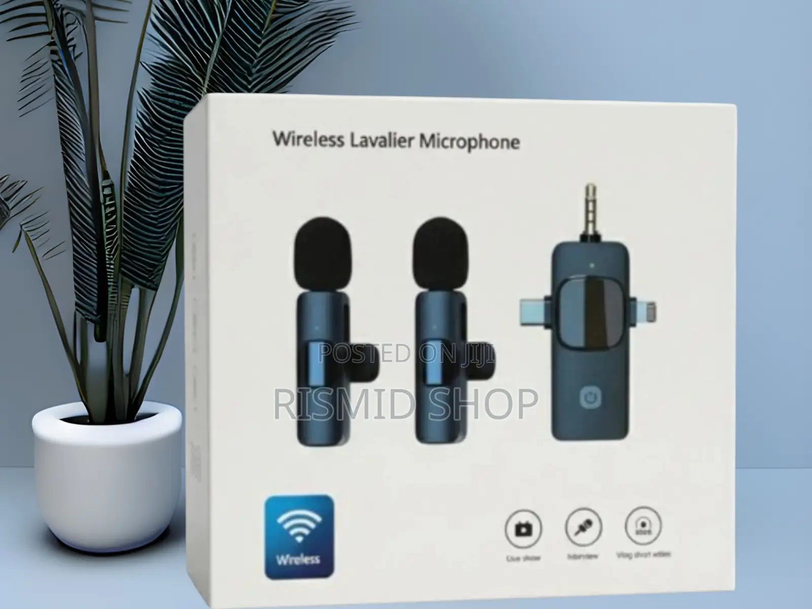3-in-1 Premium Dual Wireless Lavalier Microphone System
