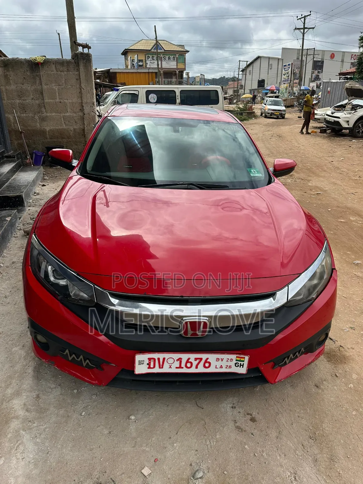 Honda Civic 2017 Red