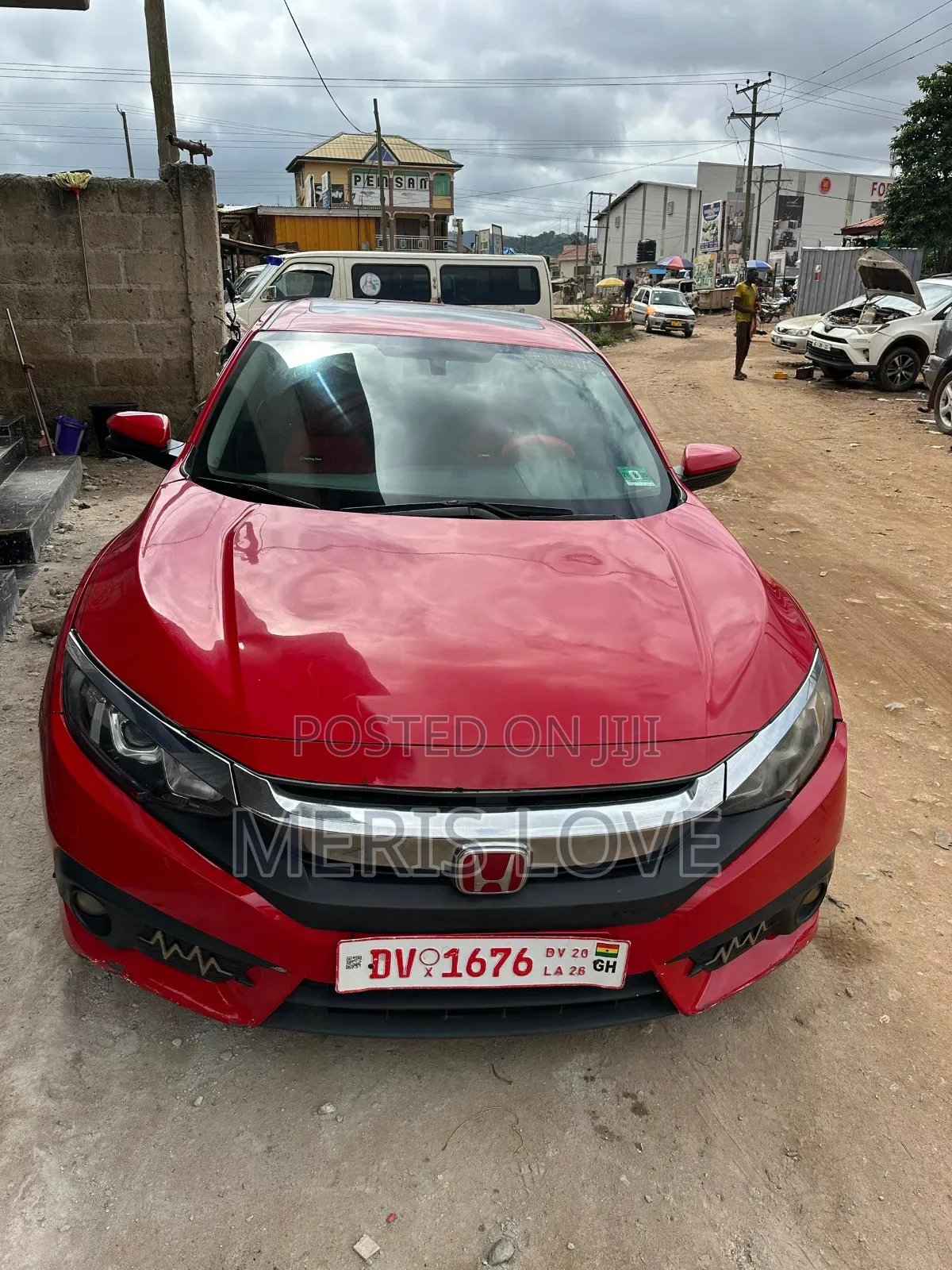 Honda Civic 2017 Red