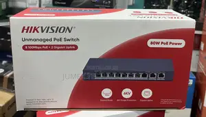 HIKVISION 8Port Unmanaged PoE + 2 Gigabit Uplink DS-3E0310P-E/M