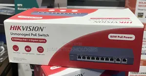 HIKVISION 8Port Unmanaged PoE + 2 Gigabit Uplink DS-3E0310P-E/M