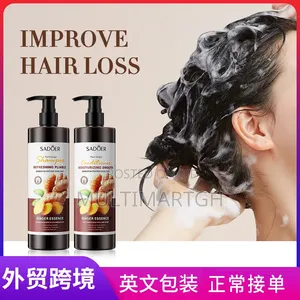 Sadôer Ginger Shampoo and Conditioner Set With Hair Serum