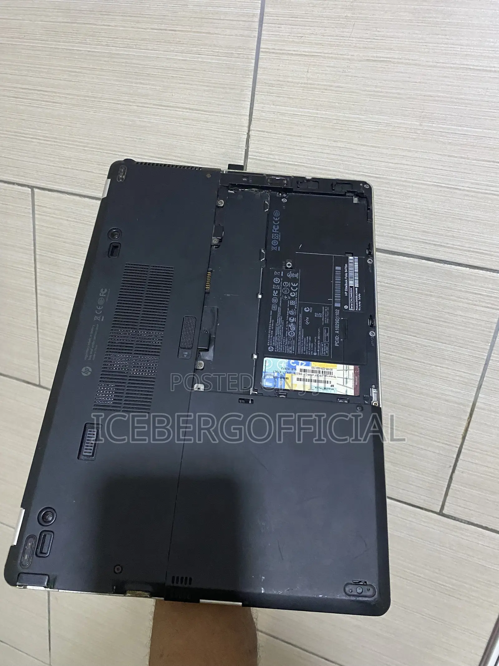 Laptop HP EliteBook Folio 9470M 8GB Intel Core i5 HDD 320GB