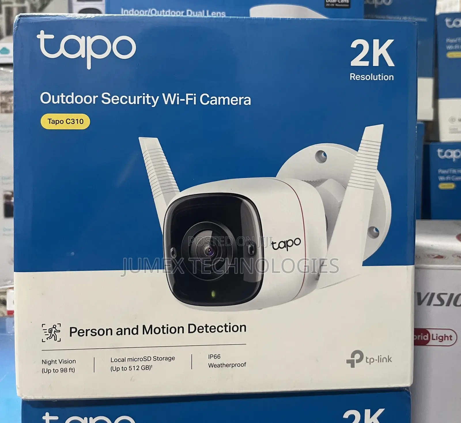 To-Link Tapo C310 Outdoor Security Wi-Fi Camera Motion Detection
