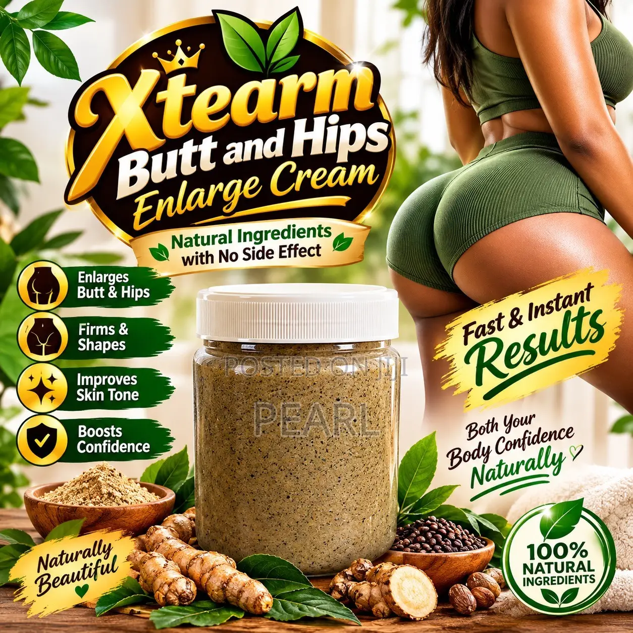 Hips Butt and Boobs Enlargement Cream