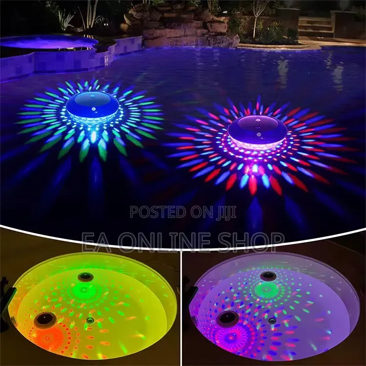 Solar Waterproof Multicolored Swimming Pool Light. 7 Different Colours