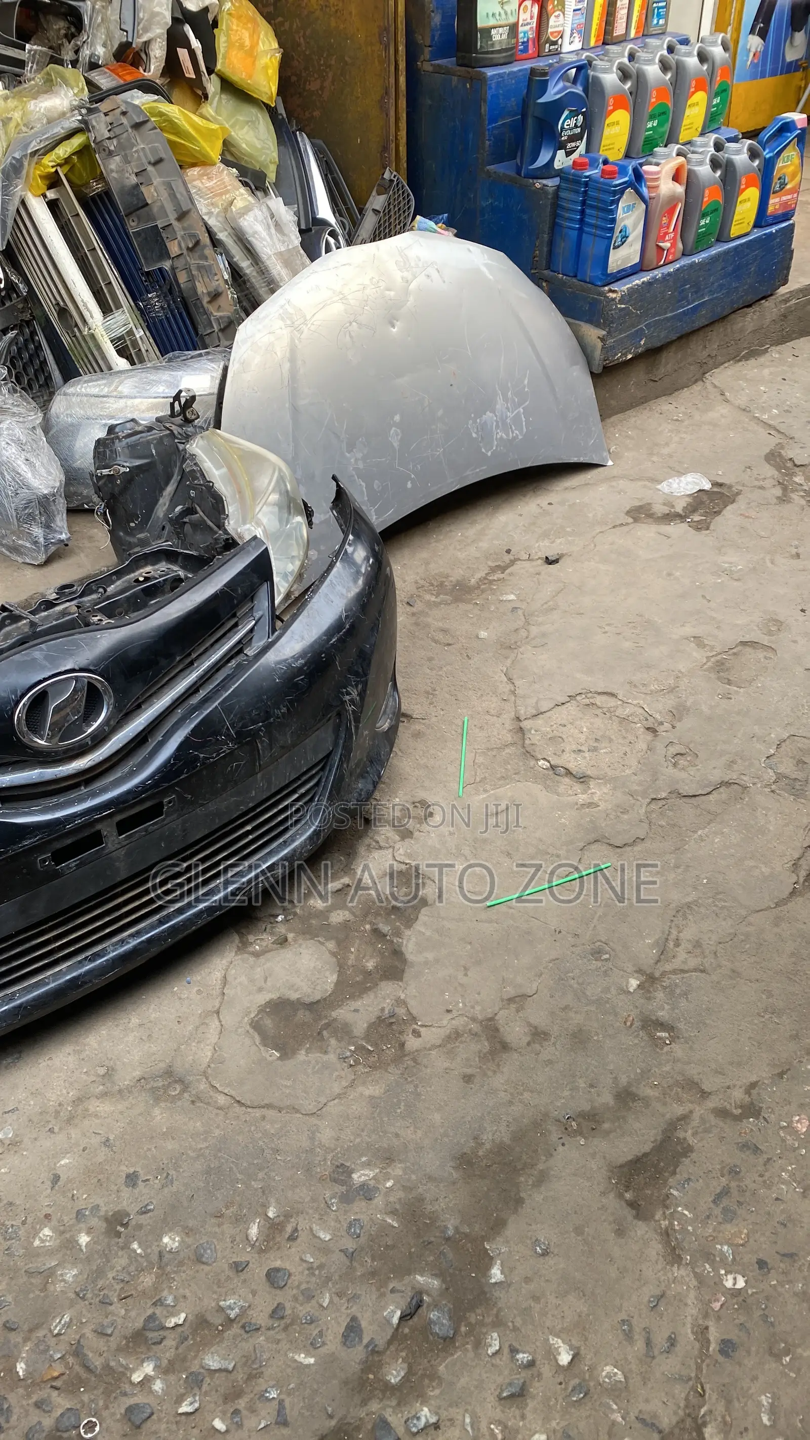 Toyota Vitz Front Cut 2012