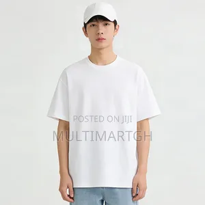 Men's Heavyweight 400g White Cotton T-Shirt