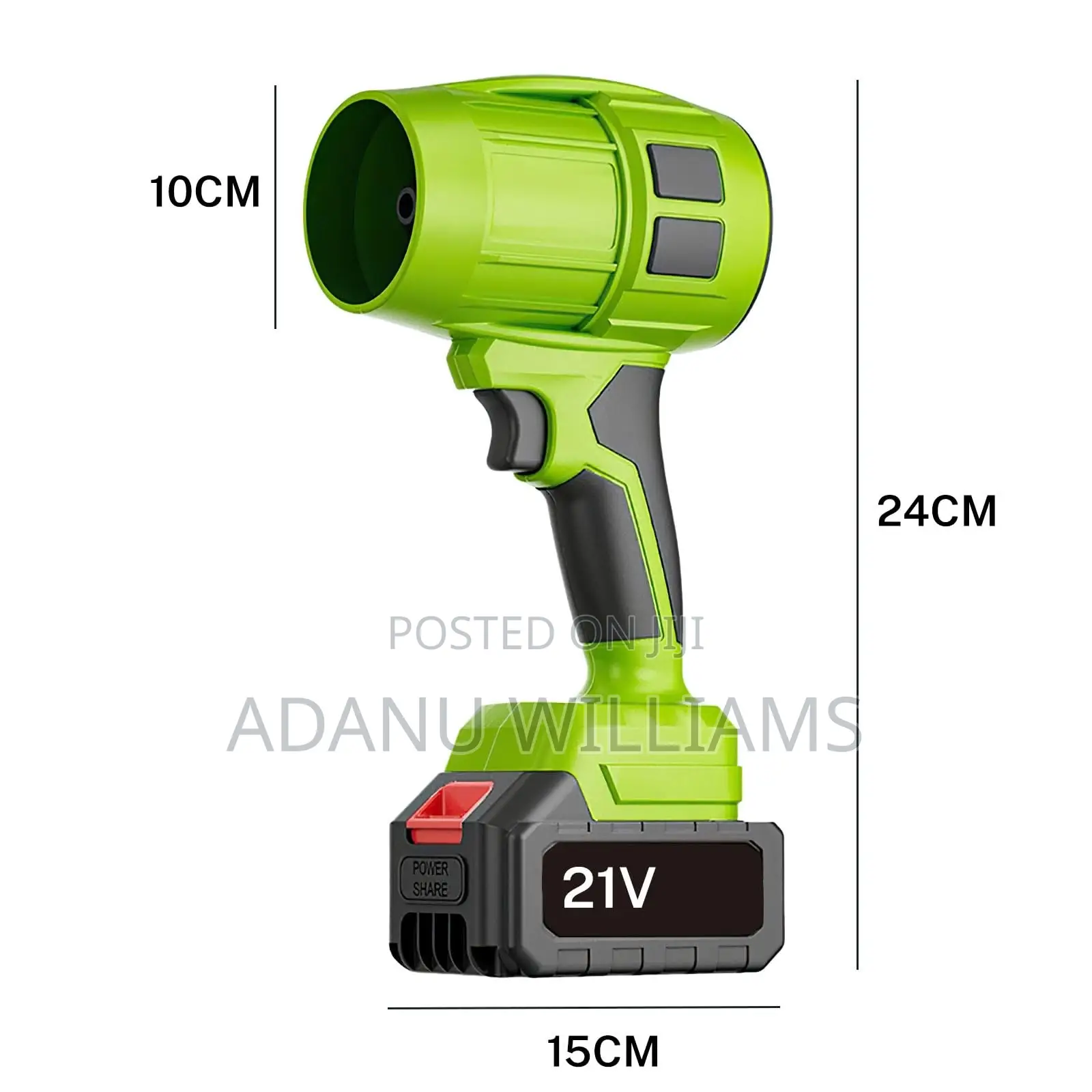 Portable 21V Powerful Handheld Cordless Turbo Jet Blower