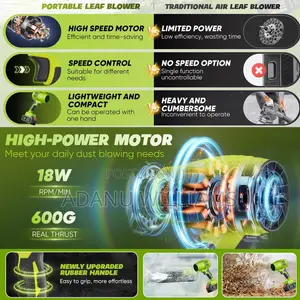 Portable 21V Powerful Handheld Cordless Turbo Jet Blower
