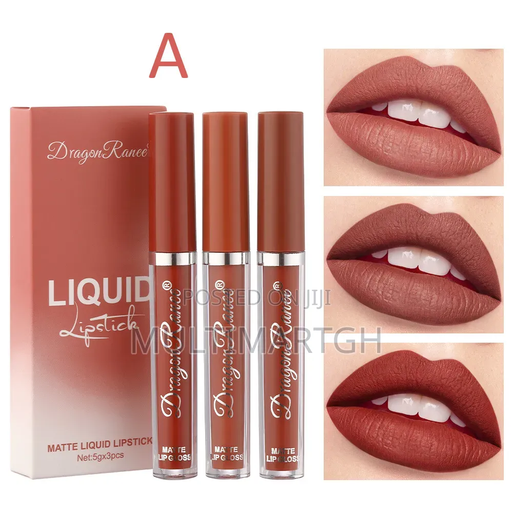 Ladies 3-Piece Dragon Ranee Matte Liquid Lipstick