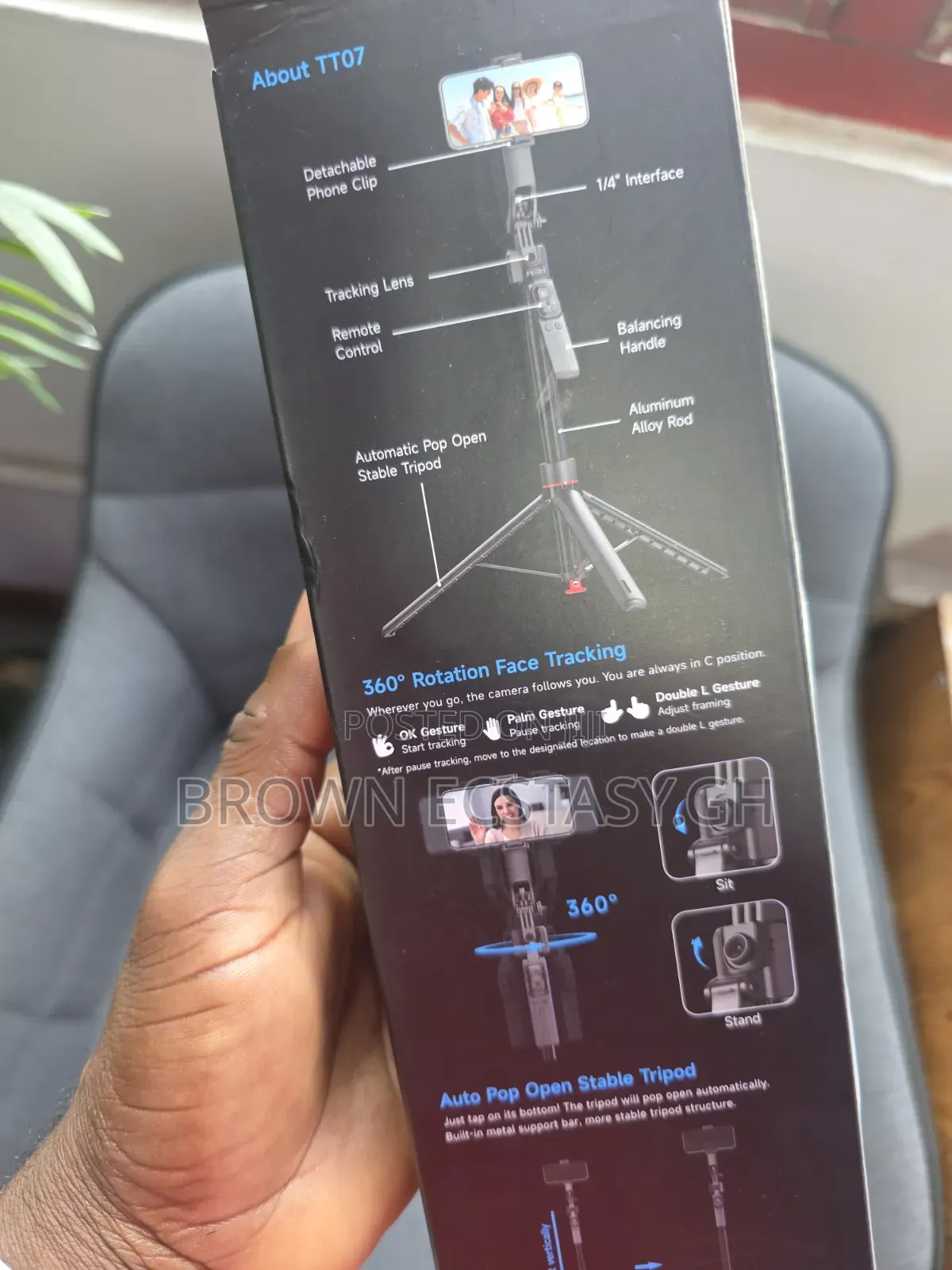 AI Smart Tripod (Face Tracking and Gimbal)
