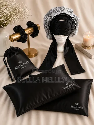 Belle Noir Luxe Chantilly Sleep Haircare Set